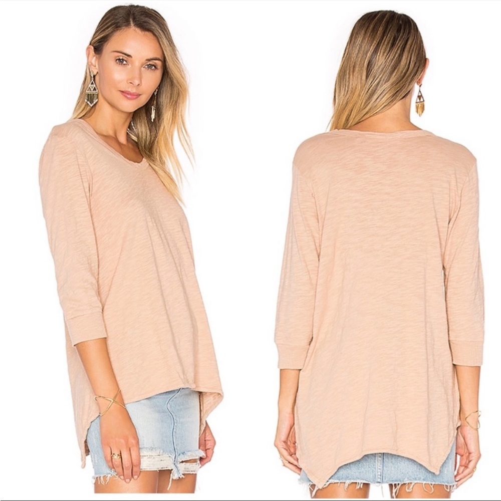 Wilt Slub Pink Shrunken Tee